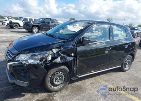 2024 Mitsubishi Mirage Es/Le из США, поврежденный, VIN ML32AUHJ2RH019841